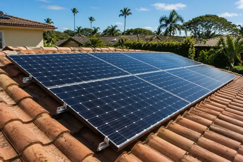 Installation de panneaux solaires à Morbecque